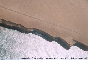 Vue Aérienne de la Côte Atlantique du Sahara