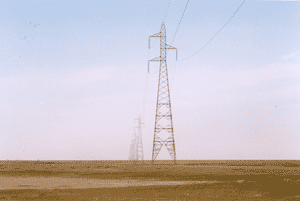 225 kV Leitung 20 km von Tarfaya Entfernt